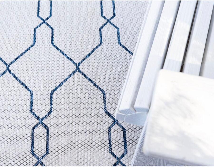 Myflair Möbel & Accessoires Vloerkleed Outdoor Kruisen MAGAZIJNOPRUIMING! Platweefsel geschikt voor binnen en buiten - Foto 2