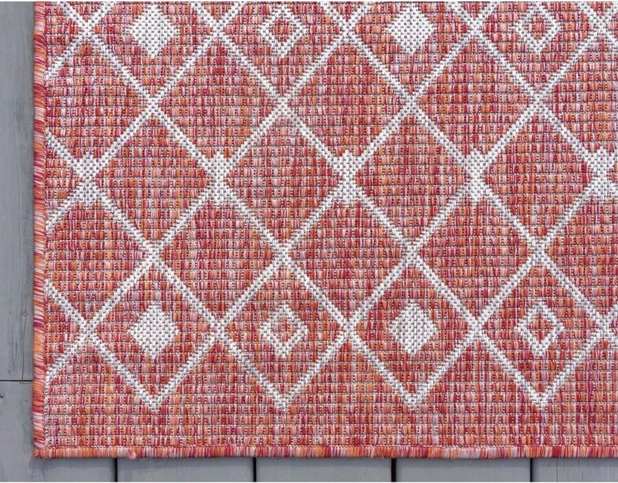 Myflair Möbel & Accessoires Vloerkleed Outdoor Kruisen MAGAZIJNOPRUIMING! Platweefsel ruitmotief geschikt voor binnen en buiten - Foto 7