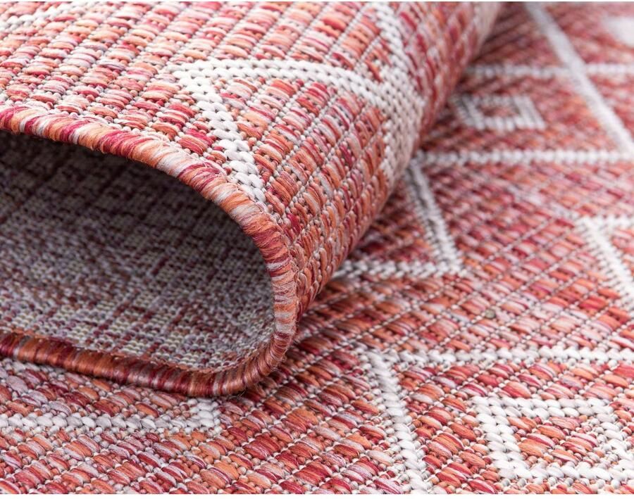 Myflair Möbel & Accessoires Vloerkleed Outdoor Kruisen MAGAZIJNOPRUIMING! Platweefsel ruitmotief geschikt voor binnen en buiten - Foto 3