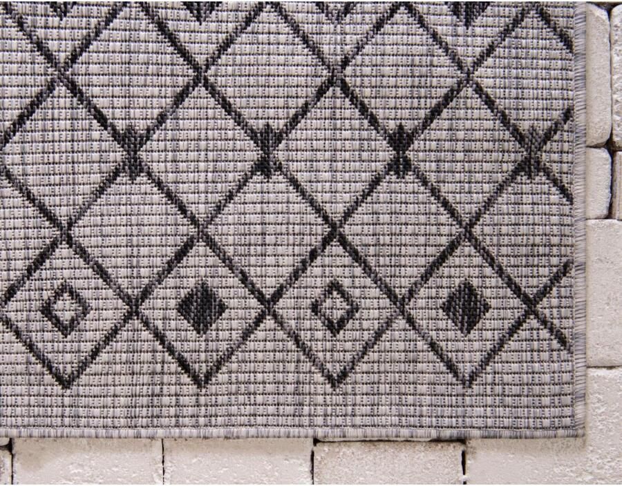 Myflair Möbel & Accessoires Vloerkleed Outdoor Kruisen MAGAZIJNOPRUIMING! Platweefsel ruitmotief geschikt voor binnen en buiten - Foto 5