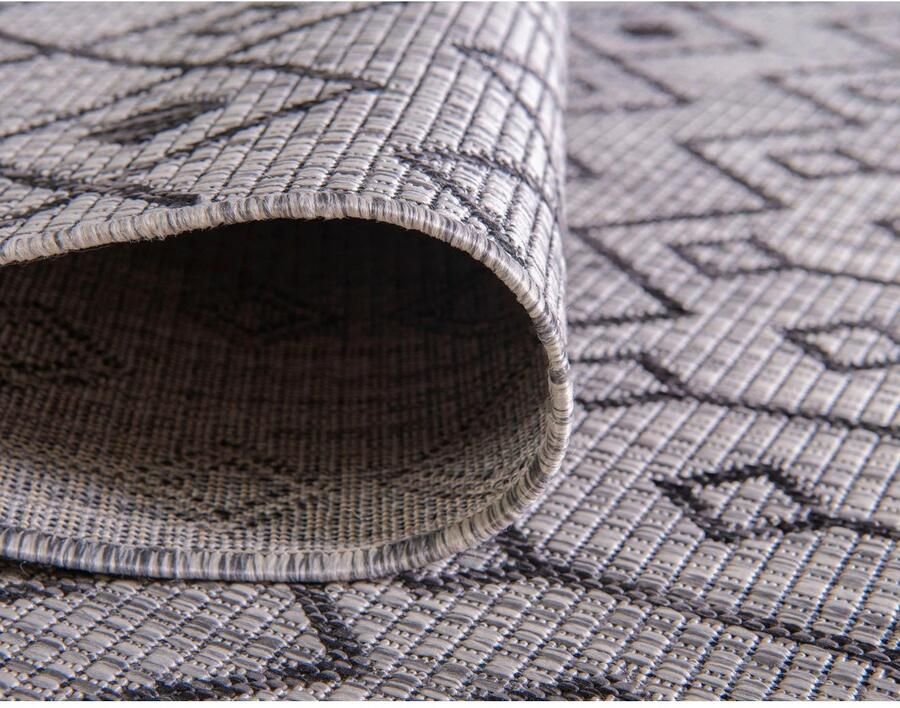 Myflair Möbel & Accessoires Vloerkleed Outdoor Kruisen MAGAZIJNOPRUIMING! Platweefsel ruitmotief geschikt voor binnen en buiten - Foto 3