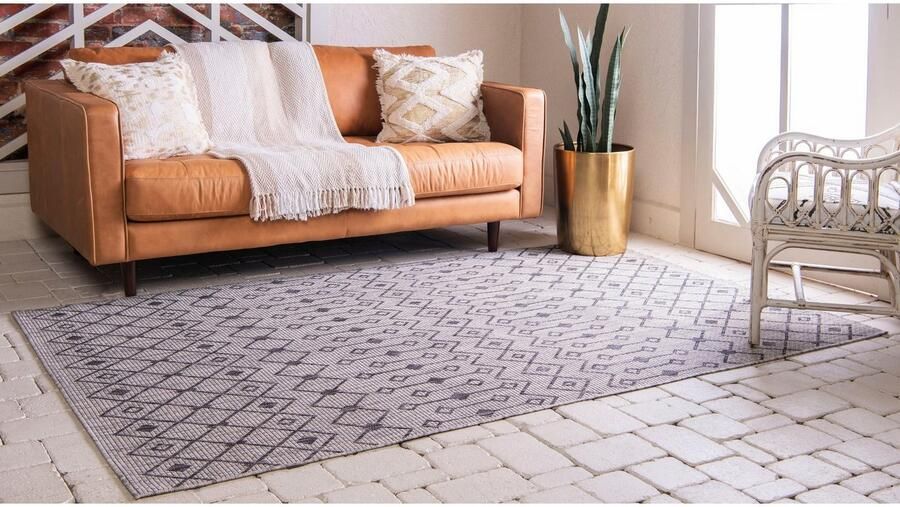 Myflair Möbel & Accessoires Vloerkleed Outdoor Kruisen MAGAZIJNOPRUIMING! Platweefsel ruitmotief geschikt voor binnen en buiten - Foto 15