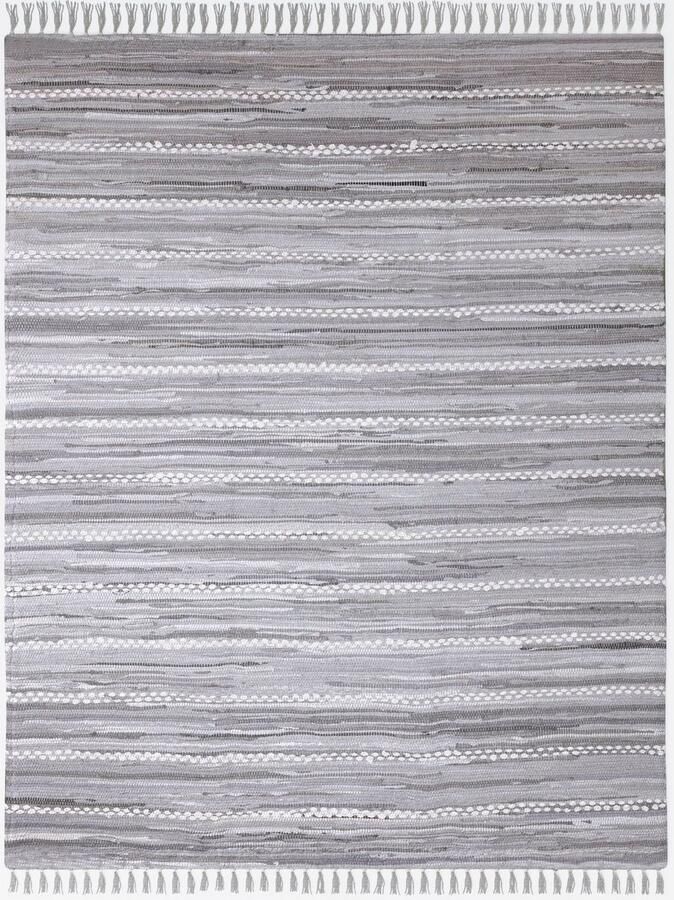 Myflair Möbel & Accessoires Vloerkleed Sharon Vlakweefsel vlekken 90% katoen handgeweven met franjes - Foto 4