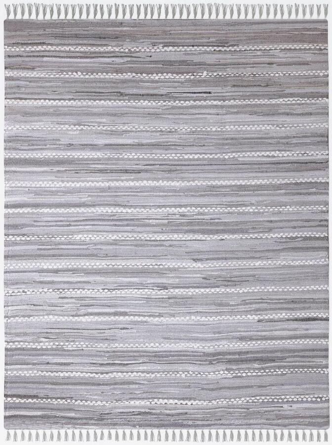 Myflair Möbel & Accessoires Vloerkleed Sharon Vlakweefsel vlekken 90% katoen handgeweven met franjes - Foto 4