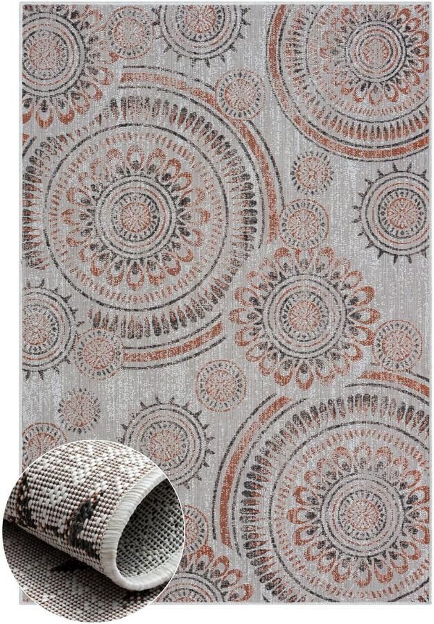 Myflair Möbel & Accessoires Vloerkleed Sonic MAGAZIJNOPRUIMING! Ethno ontwerp cirkels geschikt voor buiten balkon terras - Foto 8