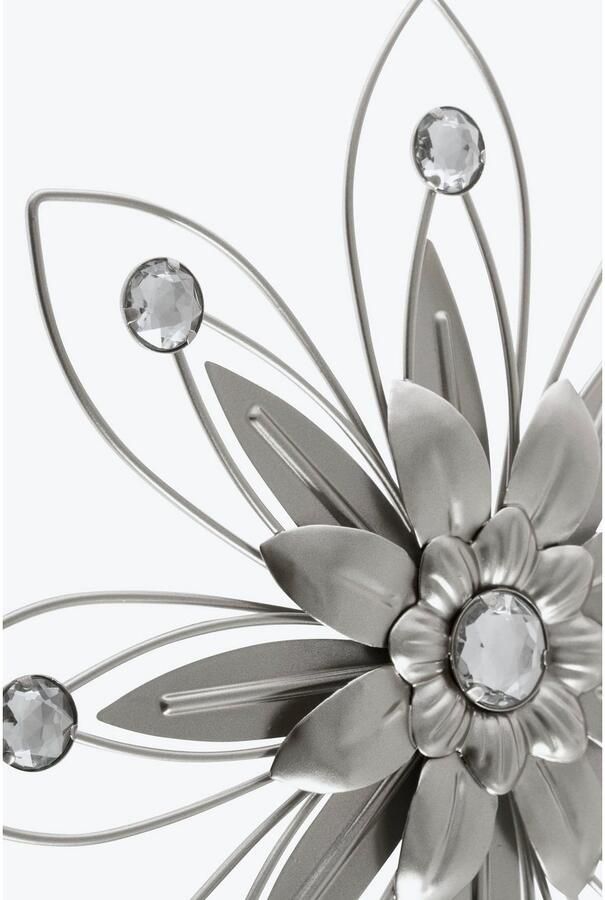 Myflair Möbel & Accessoires Wandkandelaar Billala zilverkleurig modern landhuis shabby chic zilverkleur (set 4-delig) - Foto 3