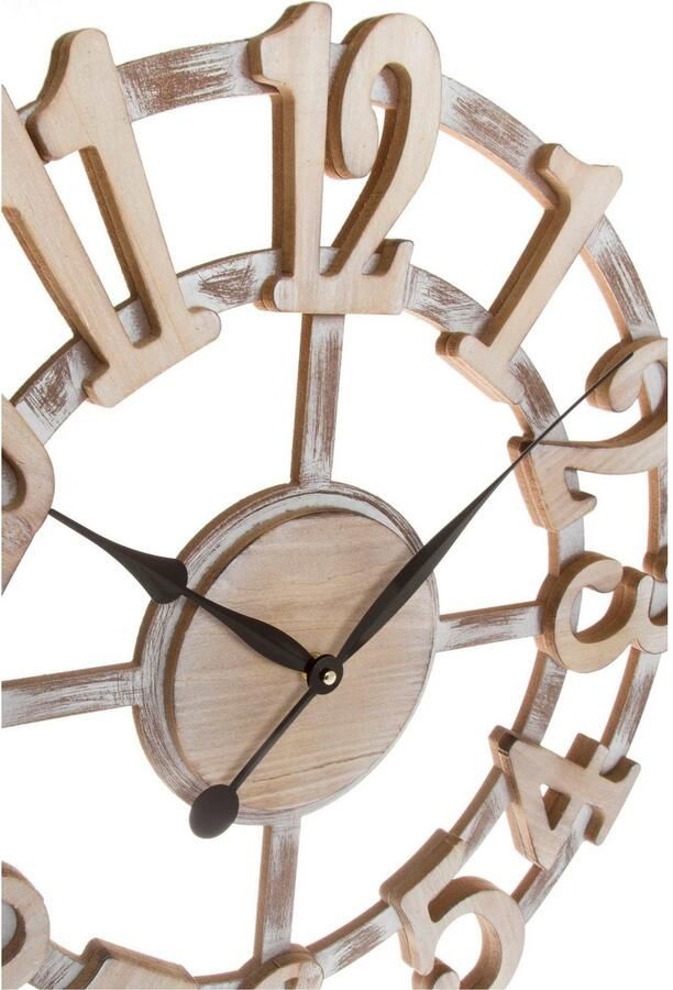 Myflair Möbel & Accessoires Wandklok Natur XXL rond ø 60 cm decoratief in keuken & woonkamer (1-delig) - Foto 2