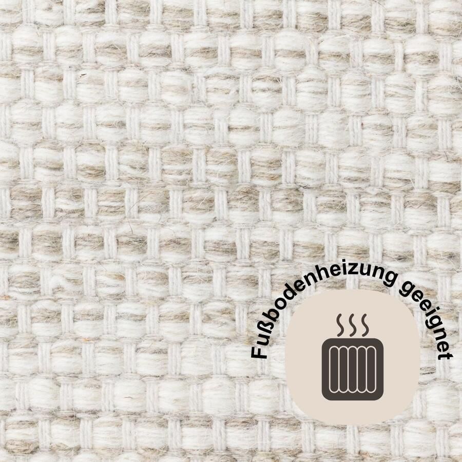 Myflair Möbel & Accessoires Wollen kleed WOOLY DREAM met de hand geweven tweezijdig te gebruiken kleed mêlee zuivere wol woonkamer - Foto 3