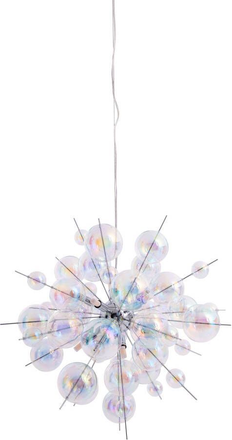 Näve Hanglamp Explosie iriserende transparante glazen bollen voor 10 x g9 fitting ø 65 cm (1 stuk) - Foto 3
