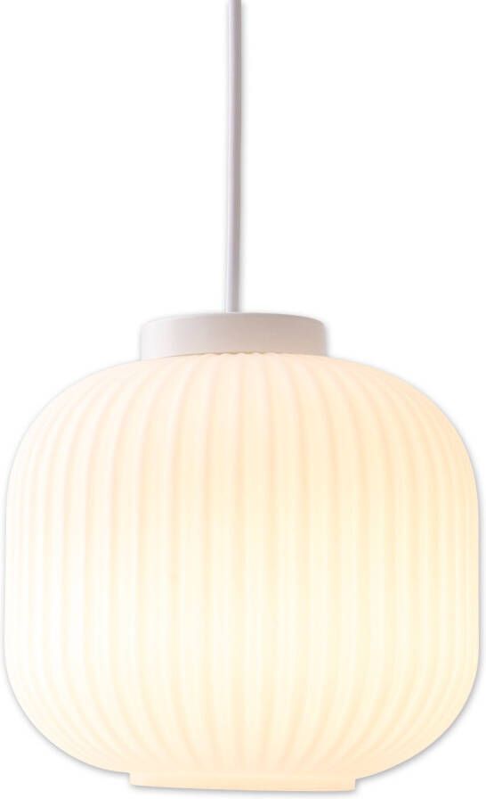 Näve Hanglamp Geneva Hanglamp melkglas wit 1x E27 max. 40 W (1 stuk) - Foto 3