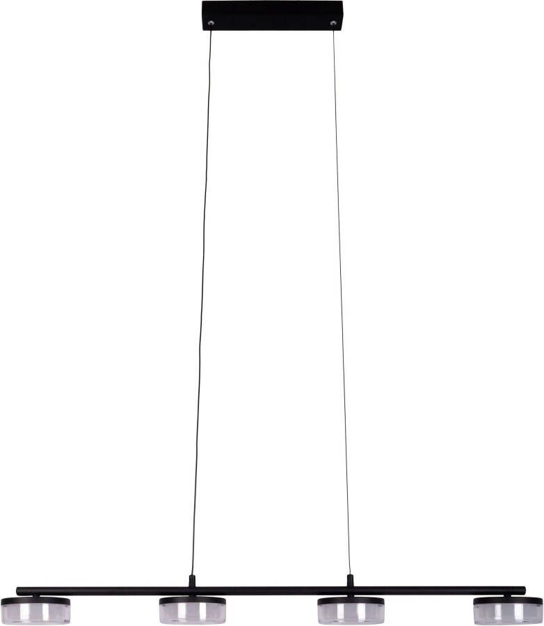 Näve Led-hanglamp Cimo traploos dimbaar via wandschakelaar lichtkleur warmwit zwart (1 stuk) - Foto 6