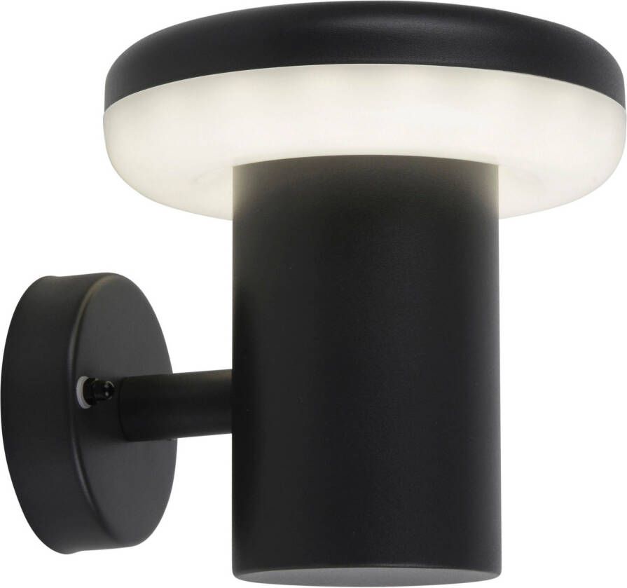 Näve Ledwandlamp voor buiten Paddenstoel Wandlamp terras antraciet hoogte: 15 cm led warmwit (1 stuk) - Foto 4