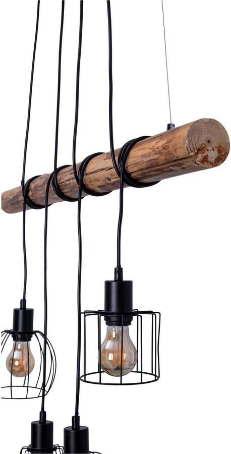 Näve Hanglamp 4-delige hanglamp "WOODLAND" (1 stuk) - Foto 5