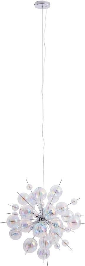 Näve Hanglamp Explosie iriserende transparante glazen bollen voor 10 x g9 fitting ø 65 cm (1 stuk) - Foto 2