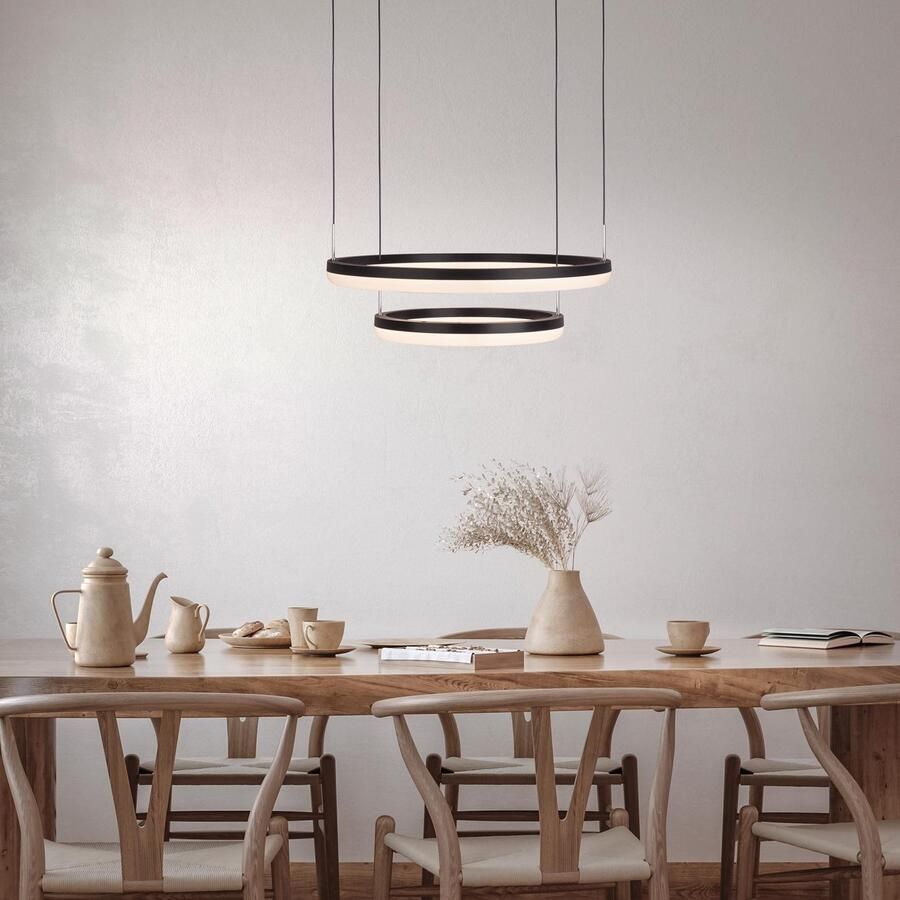 Näve Led-hanglamp Circulo CCT-kleurwisselaar achtergrondverlichting geheugenfunctie nachtlicht (2 stuks) - Foto 3