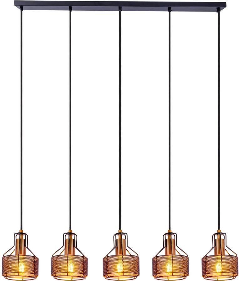 Näve Led-hanglamp Foro zwart golden (1 stuk)