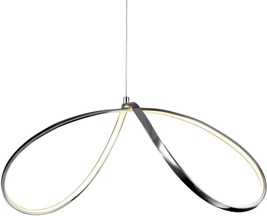 Näve Led-hanglamp Loop Line modern ontwerp aangenaam licht (1 stuk)