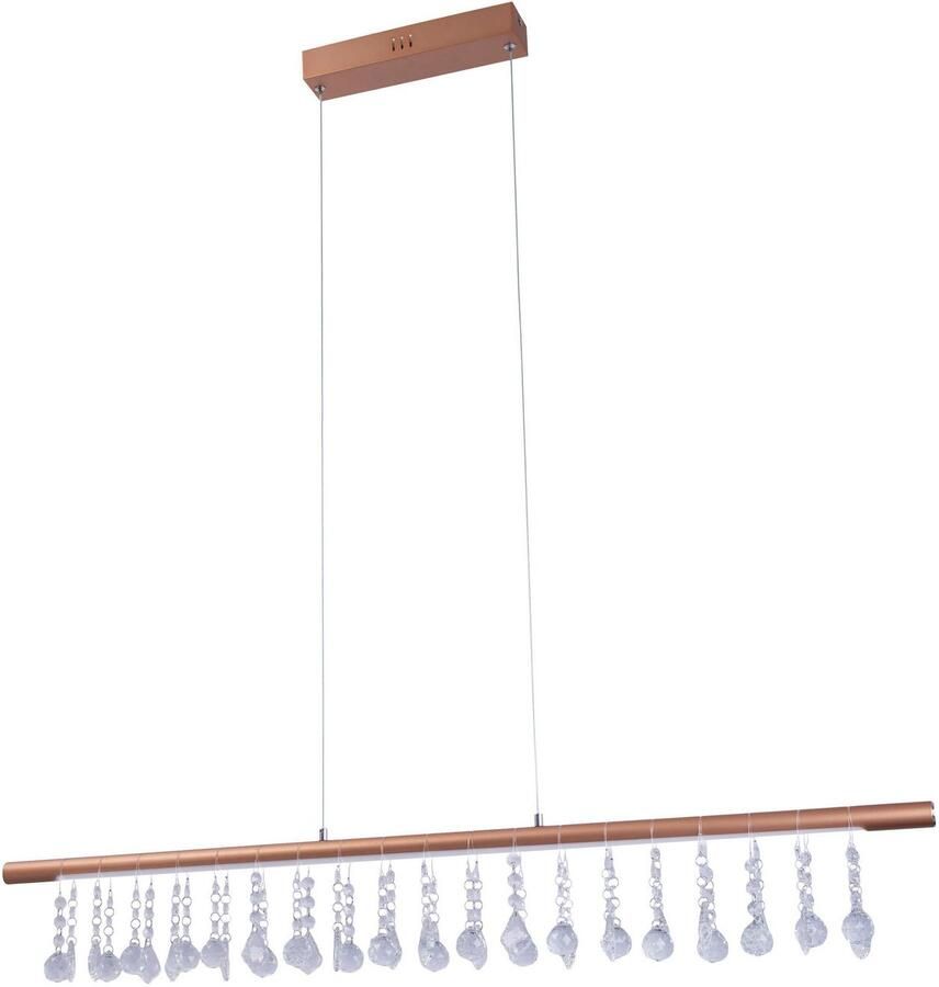 Näve Led-hanglamp Nobilis Hanglamp dimbaar warmwit L: 100 cm goudkleur (1 stuk) - Foto 4