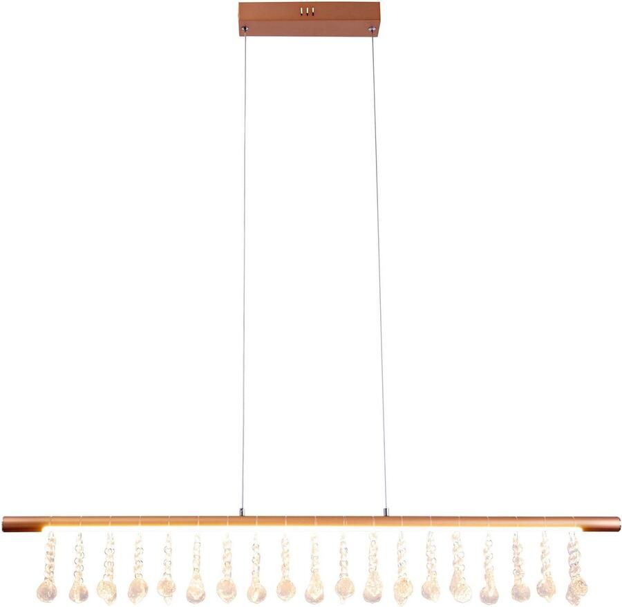Näve Led-hanglamp Nobilis Hanglamp dimbaar warmwit L: 100 cm goudkleur (1 stuk) - Foto 5