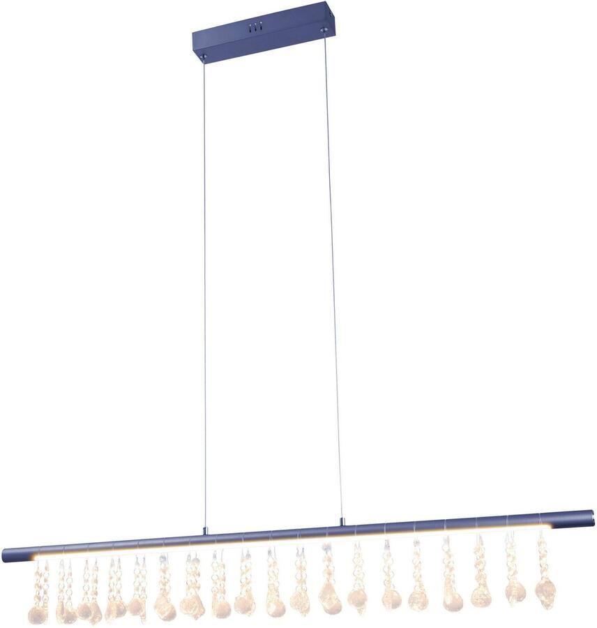 Näve Led-hanglamp Nobilis Hanglamp dimbaar warmwit L: 100 cm grijs (1 stuk) - Foto 4