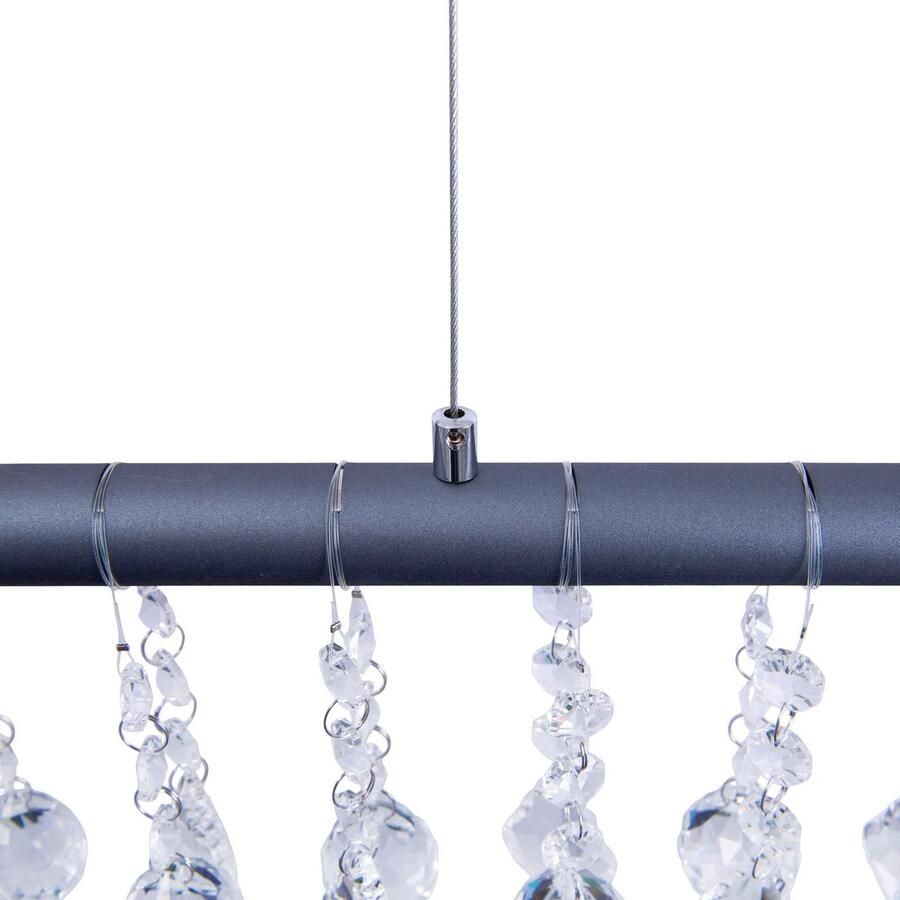 Näve Led-hanglamp Nobilis Hanglamp dimbaar warmwit L: 100 cm grijs (1 stuk) - Foto 2
