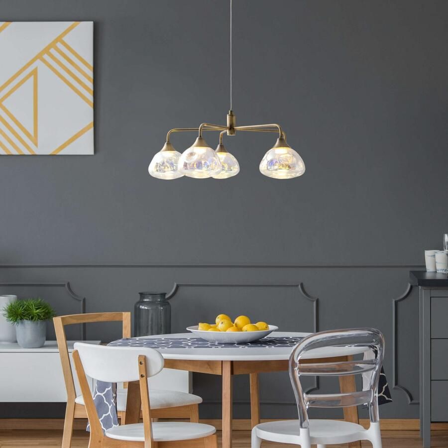 Näve Led-hanglamp Varna 50 cm ic rgb muziek sensor dimbaar (1 stuk)