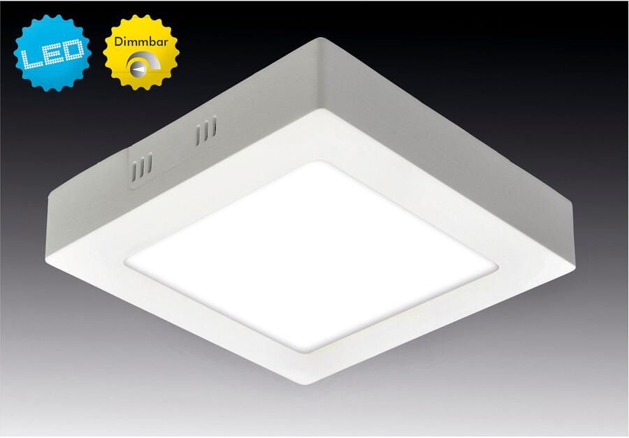 Näve Led-paneel Dimplex Opbouwpaneel wit dimbaar faseafsnijding afmetingen: s: 30x30cm h:3 5cm (1 stuk) - Foto 5