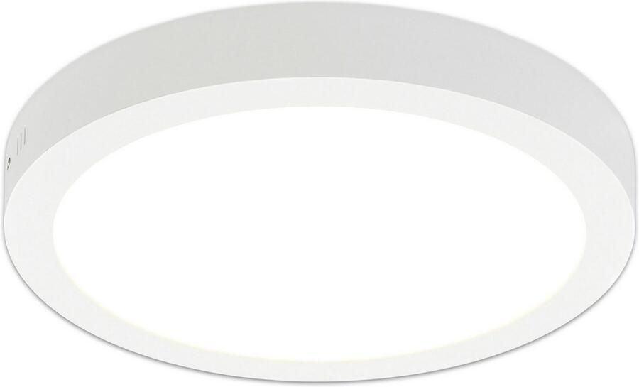 Näve Led-paneel Dimplex Opbouwpaneel wit rond dimbaar faseaan- en afsnijding D: 30cm (1 stuk) - Foto 4