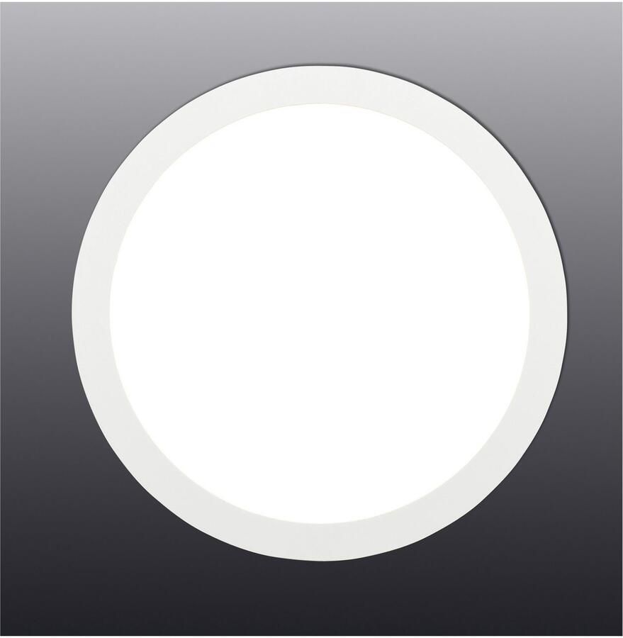 Näve Led-paneel Dimplex Opbouwpaneel wit rond dimbaar faseaan- en afsnijding D: 30cm (1 stuk) - Foto 2