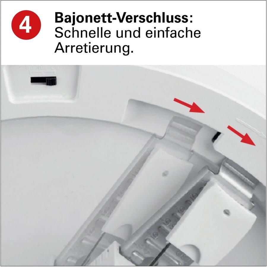 Näve Led-plafondlamp Bonus 3 lichtkleuren 2-in-1-uitstraling ring chroom magnetisch afneembaar (1 stuk) - Foto 6