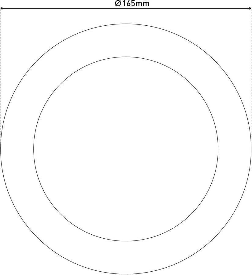 Näve Led-plafondlamp Bonus Inbouw of opbouw flexibel CCT via apparaat schakelaar D: 16 5cm (1 stuk) - Foto 8