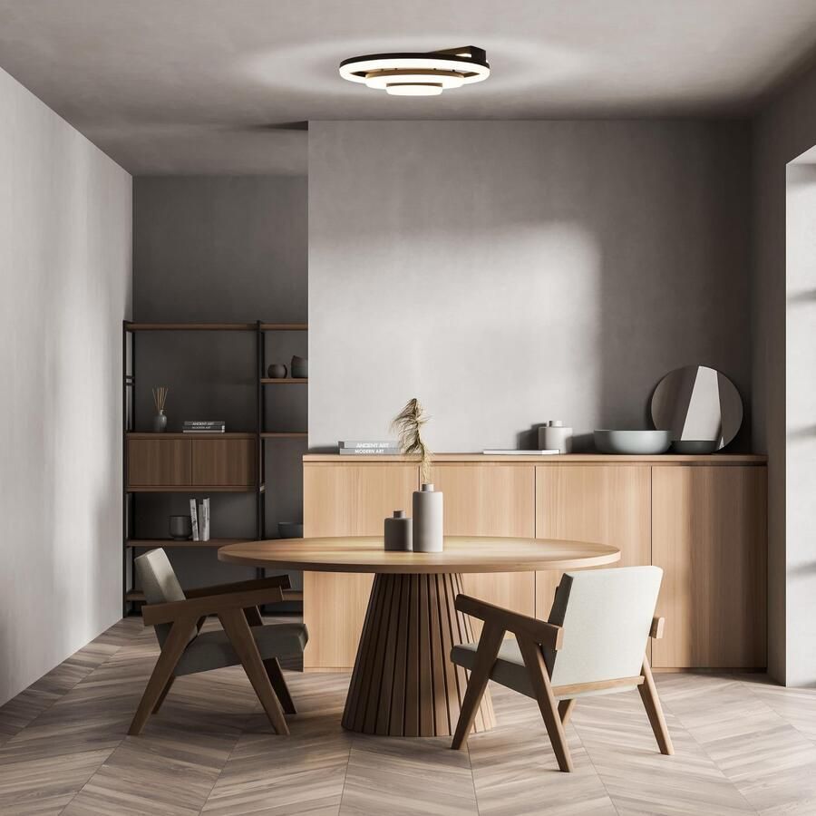 Näve Led-plafondlamp Circulo Dimbaar CCT-kleurwisselaar geheugenfunctie nachtlichtfunctie (2 stuks) - Foto 2