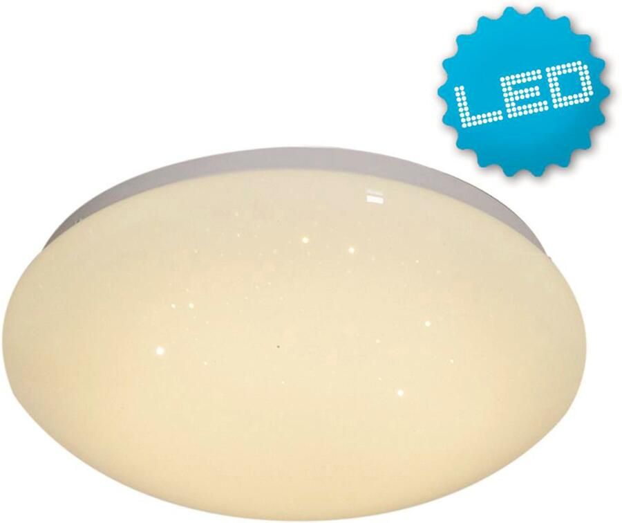 Näve Led-plafondlamp Como Kristaleffect warmwit licht diameter 26cm (1 stuk) - Foto 5