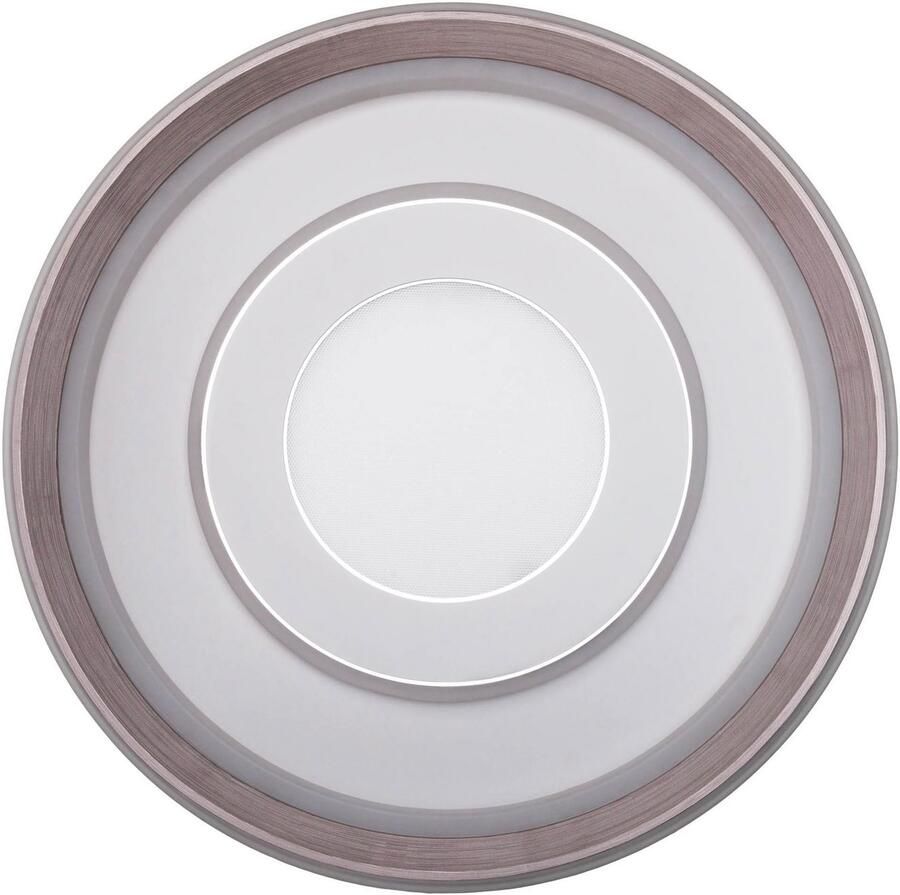 Näve Led-plafondlamp Doira wit zilver dimbaar met afstandsbediening (inclusief) cct geheugen nachtlampje (1 stuk) - Foto 5