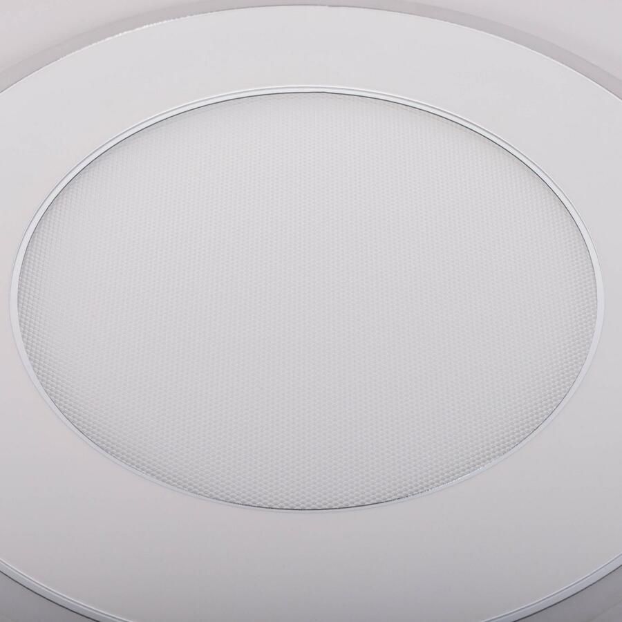 Näve Led-plafondlamp Doira wit zilver dimbaar met afstandsbediening (inclusief) cct geheugen nachtlampje (1 stuk) - Foto 2