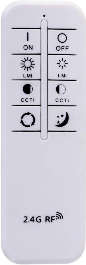Näve Led-plafondlamp Doira wit zilver dimbaar met afstandsbediening (inclusief) cct geheugen nachtlampje (1 stuk) - Foto 11