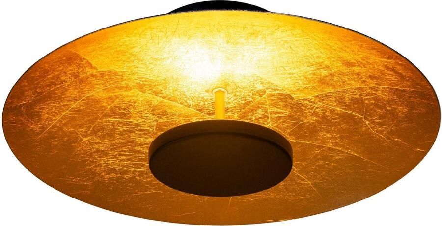 Näve Led-plafondlamp Firenze rond zwart goudkleur 36x led warmwit niet dimbaar d: 40 cm (1 stuk) - Foto 3