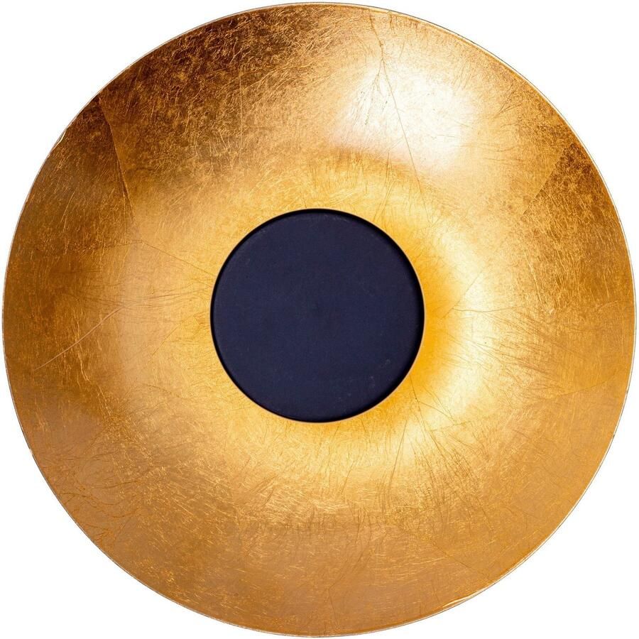 Näve Led-plafondlamp Firenze rond zwart goudkleur 36x led warmwit niet dimbaar d: 40 cm (1 stuk)