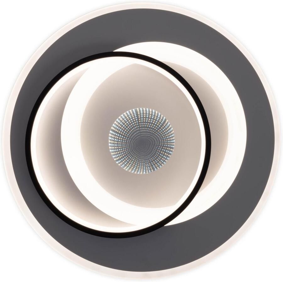 Näve Led-plafondlamp Malea dimbaar via afstandsbediening cct geheugen nachtlampje d: 49 cm wit (1 stuk) - Foto 3