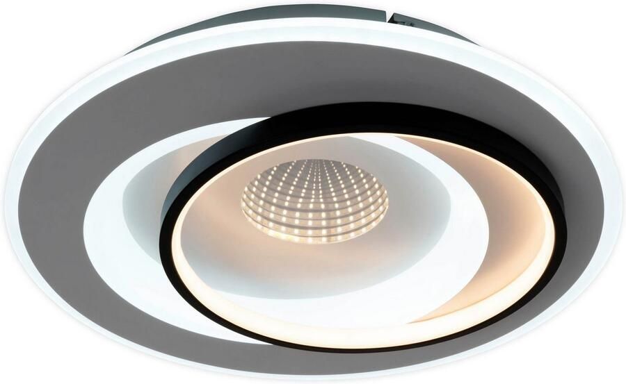 Näve Led-plafondlamp Malea dimbaar via afstandsbediening cct geheugen nachtlampje d: 49 cm wit (1 stuk) - Foto 6