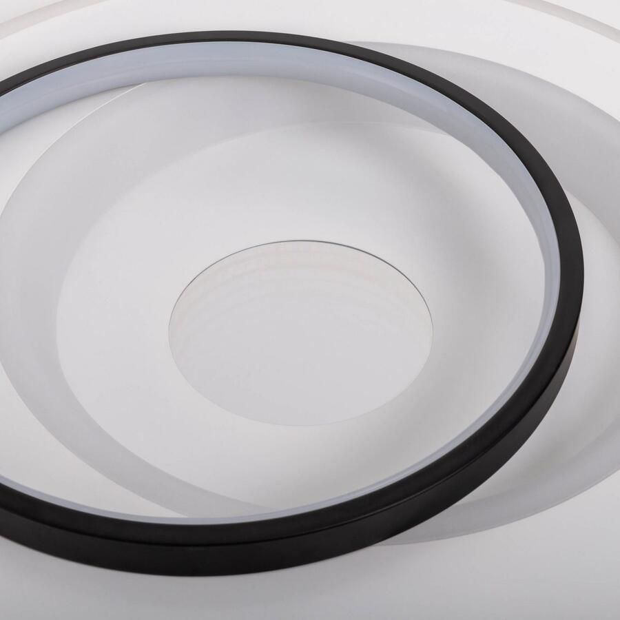 Näve Led-plafondlamp Malea dimbaar via afstandsbediening cct geheugen nachtlampje d: 49 cm wit (1 stuk) - Foto 2