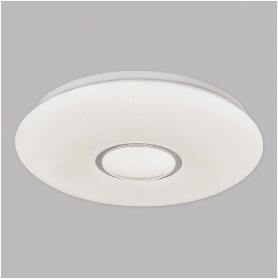 Näve Led-plafondlamp Picton Lampenkap kristaleffect stapsgewijs dimbaar via wandschakelaar warm wit (1 stuk) - Foto 2