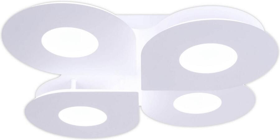 Näve Led-plafondlamp Smilla wit geheugen nachtlampje cct dimbaar met afstandsbediening (inclusief) (1 stuk) - Foto 7