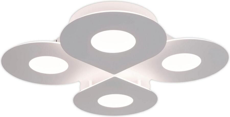 Näve Led-plafondlamp Smilla wit geheugen nachtlampje cct dimbaar met afstandsbediening (inclusief) (1 stuk) - Foto 4