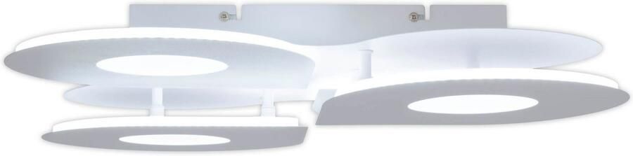 Näve Led-plafondlamp Smilla wit geheugen nachtlampje cct dimbaar met afstandsbediening (inclusief) (1 stuk) - Foto 10