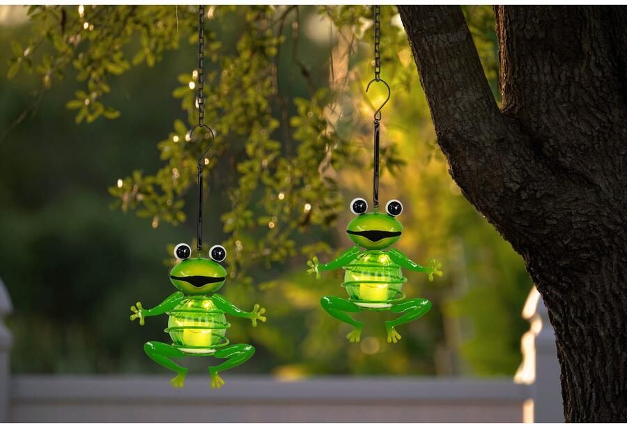 Näve Led-solarlamp 2-delige set solar-decoratie hanglamp "KIKKER" (1 stuk)