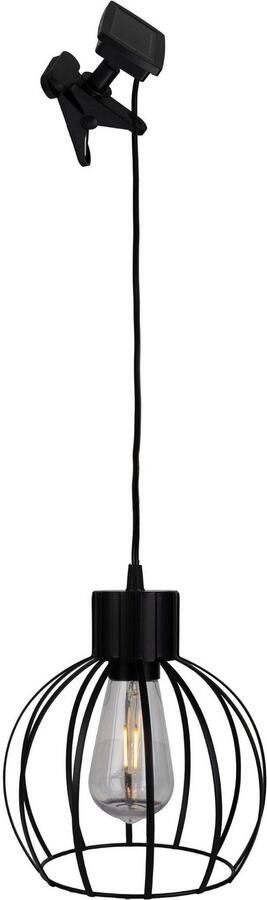 Näve Led-solarlamp Solar- hanglamp zwart "GRID" (1 stuk) - Foto 2