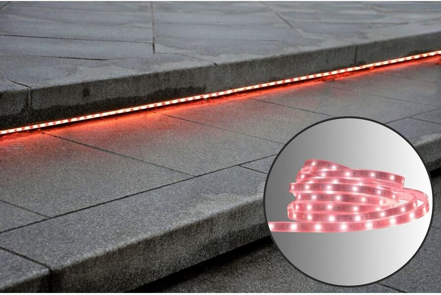 Näve Led-strip Outdoor Kleurwisseling dimfunctie afstandsbediening lengte 1000 cm RGB IP44 (1 stuk) - Foto 4