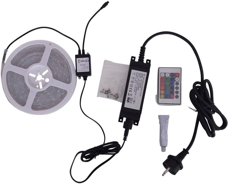 Näve Led-strip Outdoor Kleurwisseling dimfunctie afstandsbediening lengte 1000 cm RGB IP44 (1 stuk) - Foto 2