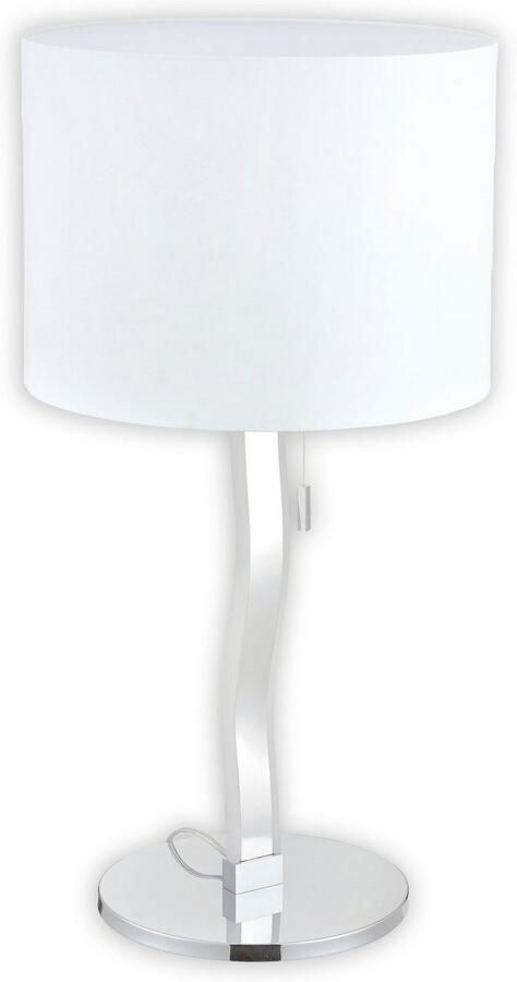 Näve Led-tafellamp AURELIA excl. 1x e27 max. 60w incl. led hoogte 68 cm kap wit d: 35 cm (1 stuk) - Foto 3
